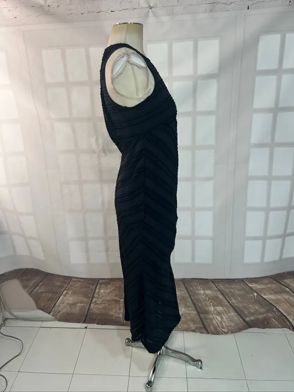 Anthropologie Maeve Textured Slip Midi Dress size xxs - Image 8