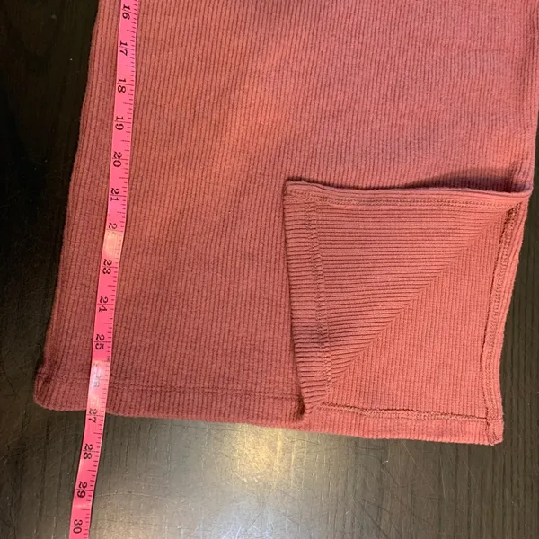 Torrid Sleep 0 Ribbed Wide Leg Lounge Pants Mauve Pink Large Soft Cozy Cabincore - Image 10