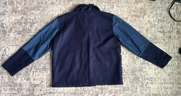 Vintage M patchwork jacket fall staple Blue Size M - Image 10