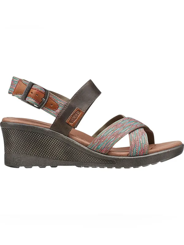 Keen Skyline Wedge Sandals Brown Multicolor Womens 8.5 Comfort Boho Chic Granola - Image 2