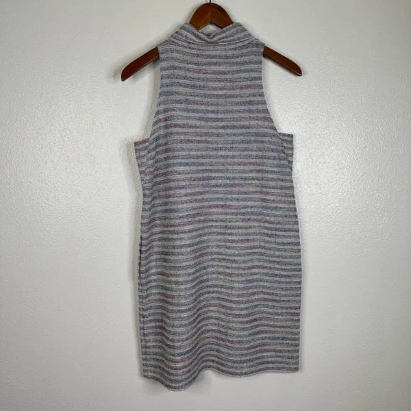 Akemi +‎ Kin Striped High Neck Mini Dress Size Xsmall - Image 2