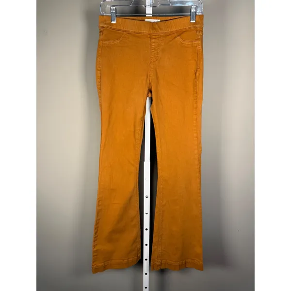 Cello Burnt Orange Mid Rise Flare Pants Boho Western Retro‎ Size M - Image 2