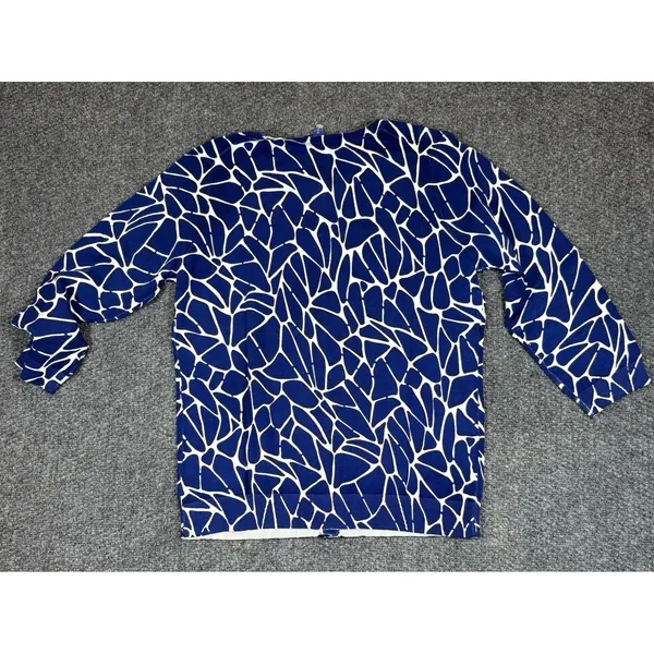 Pendleton Blue White Cardigan Sweater Button Up Size M Women's - Image 2