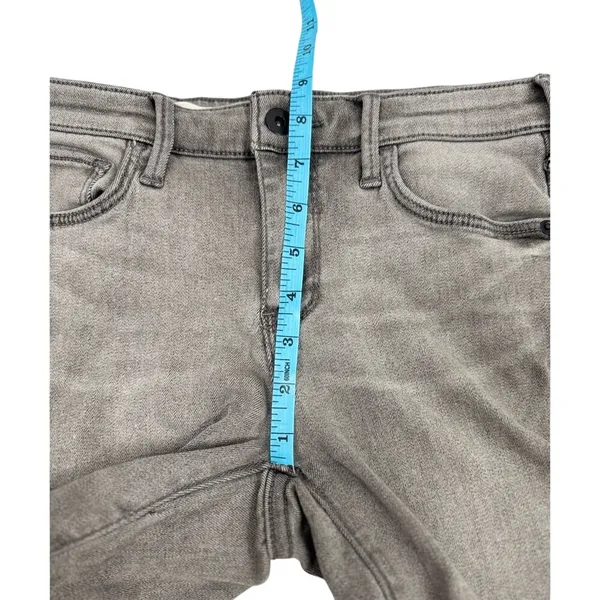 Pilcro (Anthropologie) Gray Mid-Rise‎ Skinny Jeans - Image 4