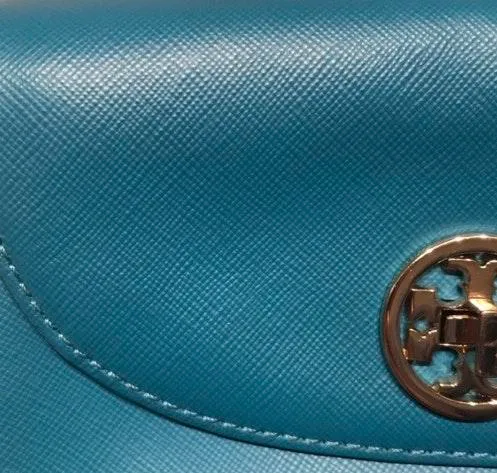 Tory Burch Turquoise Cross Body Purse - Image 3