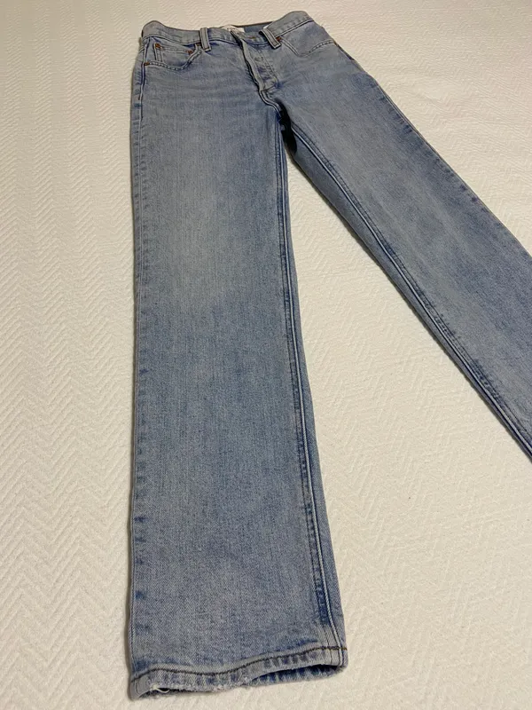 Aritzia Jeans The Arlo High Rice Straight 28L - Image 2