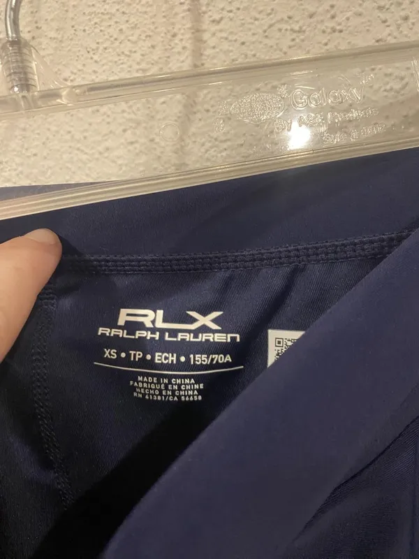 RLX Ralph Lauren Skort Womens XS Blue Green Colorblock Golf Athletic Pockets - Image 4