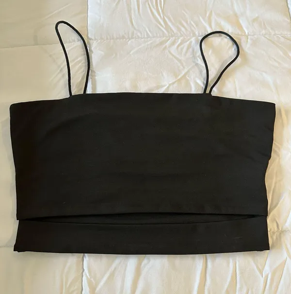 Black Crop Top - Image 3