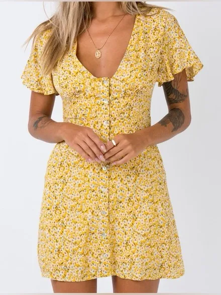 NWT Princess Polly The Same Same Mini Dress Size 4 - Image 3