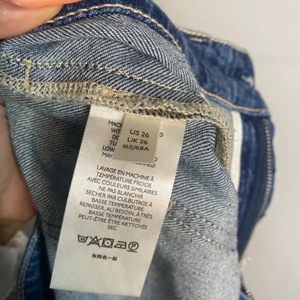 Pilcro Jeans Ultra High-Rise Darted Relaxed Denim Size 26 - Image 10