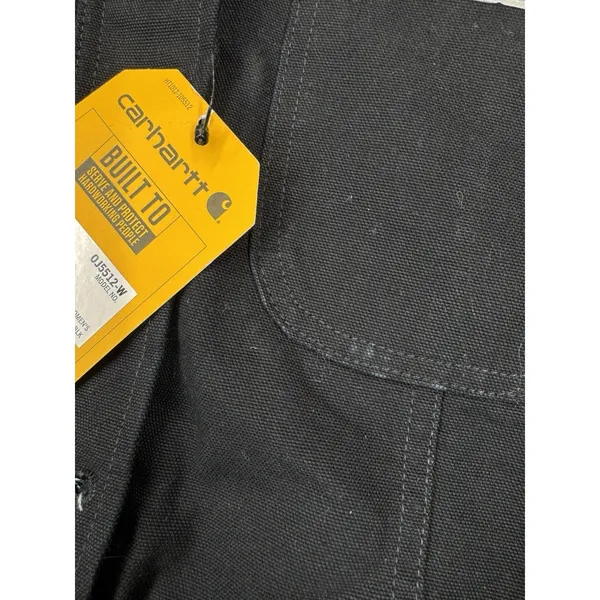 Carhartt Women's Loose Fit Weathered Duck Coat Black Small NWT *read/see Photos - Image 6