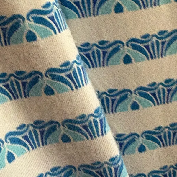 J. McLaughlin Blue And White Pattern Stripe Tank Dress Size‎ Medium - Image 6