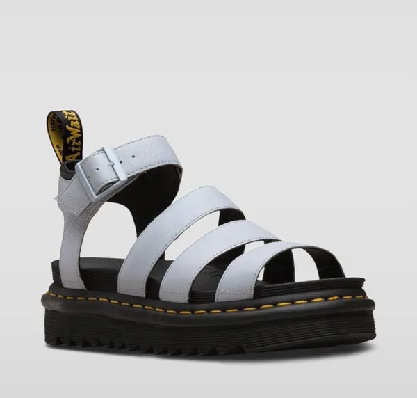 NWT Dr. Martens Blaire White Leather Chunky Platform Sandals - Size US 8 / UK 6 / EU 39 - Image 9