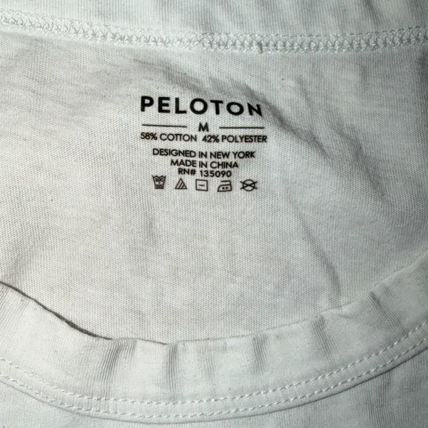 Peloton Gradient Tank in White and Pink - Image 2