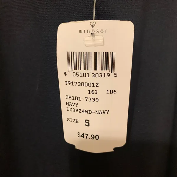 Navy Windsor Dress - Image 3