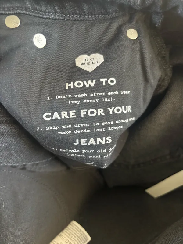 Madewell “The Perfect Jean Short” black denim raw hem woman’s size 27 NWT - Image 6