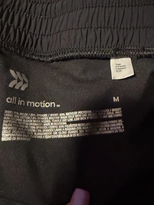 all in motion Black Active Skort - Image 3