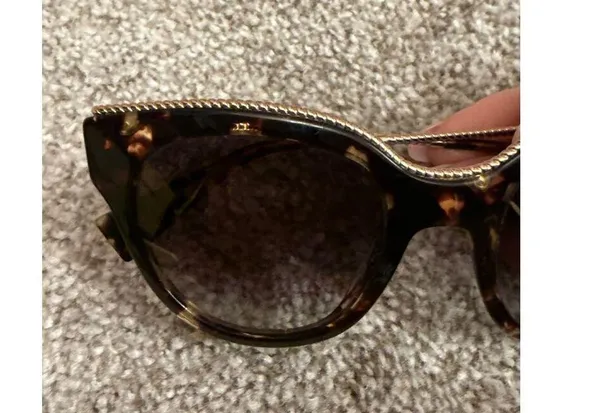 Marc Jacobs Brown Tortoise Gradient 165/S Twisted Temple Cat Eye Sunglasses - Image 12