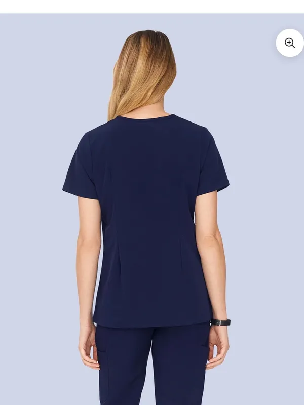 Wide-Leg Women's Pants in Navy - Comfortable Everyday Style - Image 5
