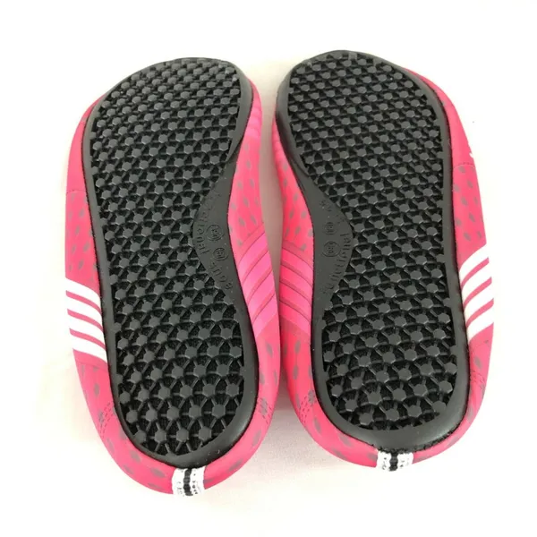 Fashion Functional Shoe Womens Water Shoes Fabric Slip On Pink Size 9 - Image 4