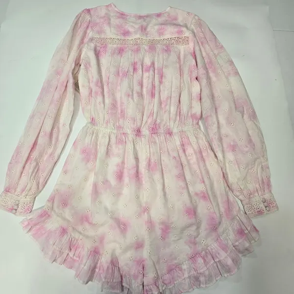 Tularosa Jordan Romper in Fuchsia Tie Dye XL - Image 13