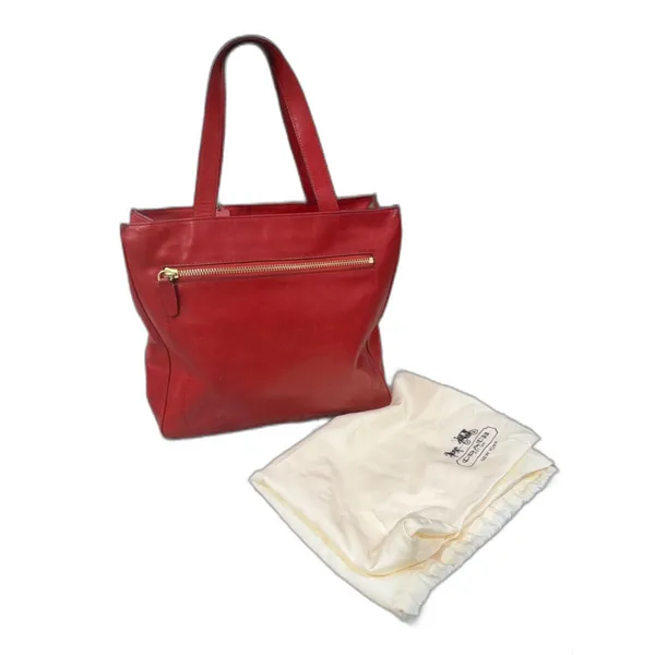 Coach Pocket Tote Legacy American Icons 19982 W/Og Tassel Hangtag & Brass Fob - Image 4