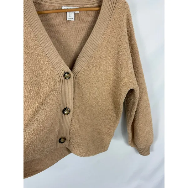 Rachel Zoe Brown Button Up Cardigan size Small - Image 2