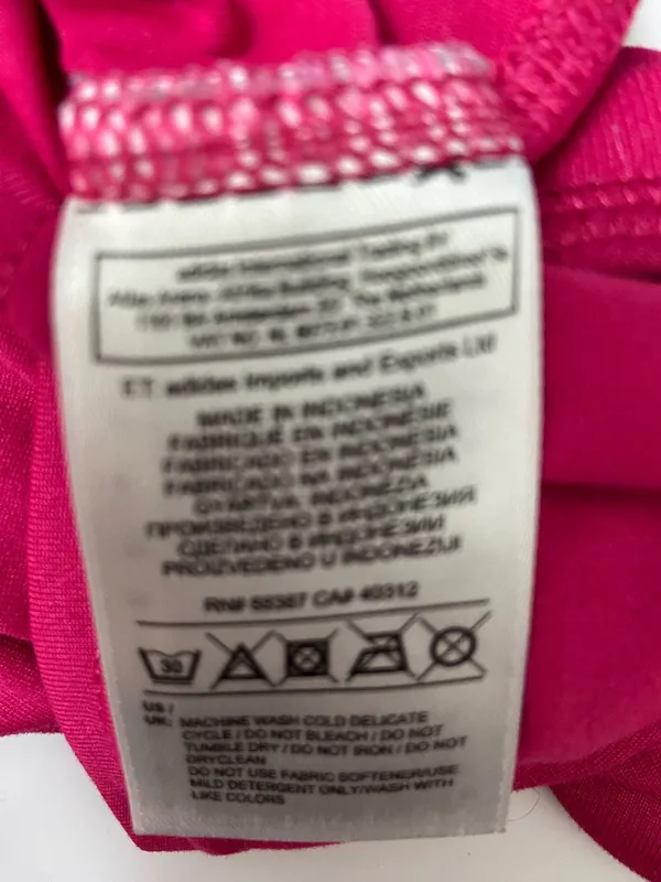 Adidas pink workout shirt #fitness #gymwear #athletic #Y2K - Image 3