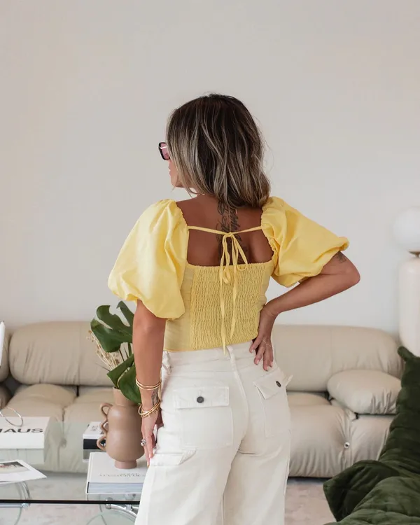 VICI Puff Sleeve Top - Image 2
