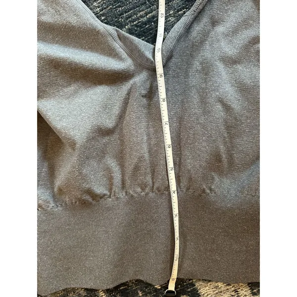 NVGTN Leggings Contour Gray HighRise Seamless Yoga Pant Gym Athletic Size Medium - Image 5