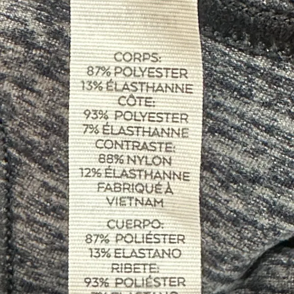 ALO Yoga Grey High Waist‎ Ribbed Knit Lounge Leggings Ruched Small Dance Workout - Image 7