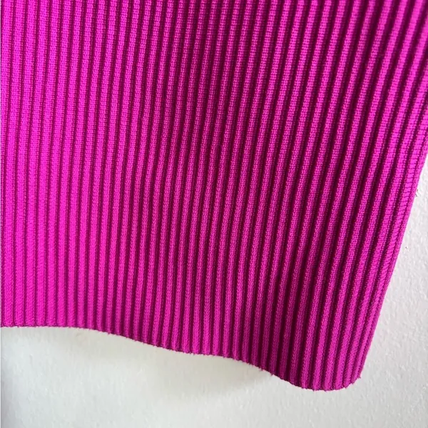 Sincerely Jules Vibrant Pink One-Shoulder Bodycon Dress Size L - Image 8