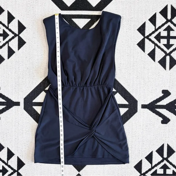 Free People Runaway Knit Sleeveless Mini Dress in Black Medium - Image 10