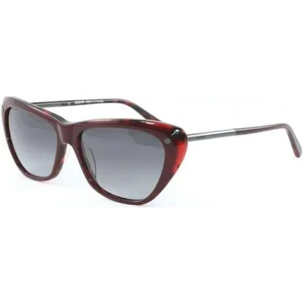 BALMAIN 56mm Modified Cat Eye Sunglasses, Polarized, Designer, Red Tortoise, NWT - Image 10