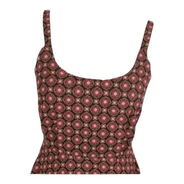 Bar lll Black Pink Printed Short Sheath Dress Size M Sleeveless Scoop Neck - Image 4