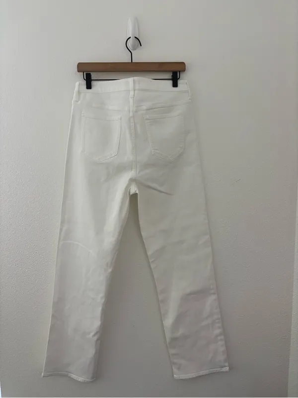 Quince Bella stretch straight jeans in cloud white - Image 3