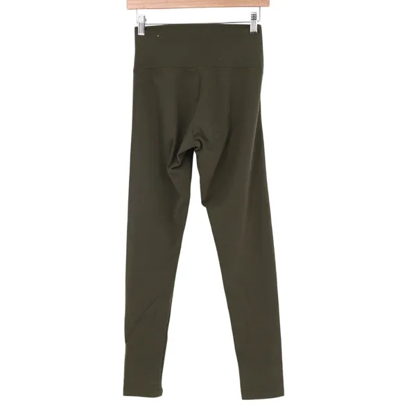 Offline by Aerie Leggings Womens Medium Olive Green Stratch High Rise Skinny Leg - Image 5