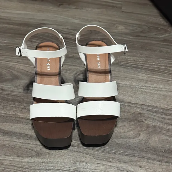 Madden Girl Cream Strappy Sandals - Image 2