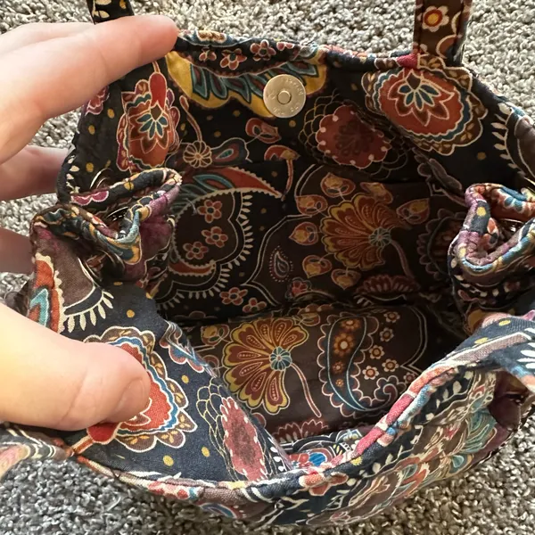 Vera Bradley Kensington Sherry Small Tote, Retired Paisley - Image 2