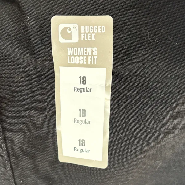 Carhartt Loose Fit Canvas rugged flex Black Pants - Image 4