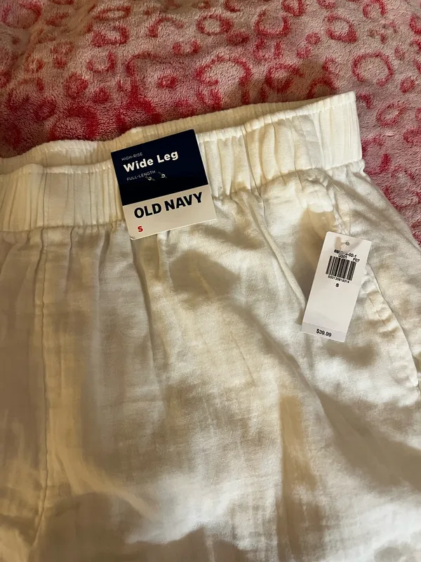 Old Navy Wide-Leg Linen Pants - Image 2