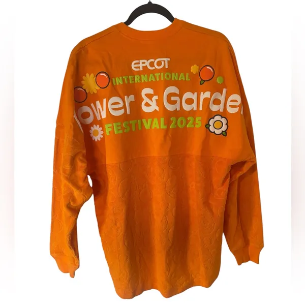 Disney Parks 2025 Epcot Flower Garden Festival Orange Bird 30th Spirit Jersey - Image 4