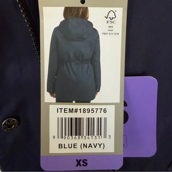 Hunter Women’s Wind & Water Resistant 100% Cotton Raincoat Hooded Jacket Size XS - Image 15