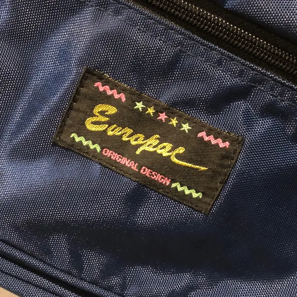 Vintage Europac Original Design Navy Oversized Crossbody Bag - Image 2
