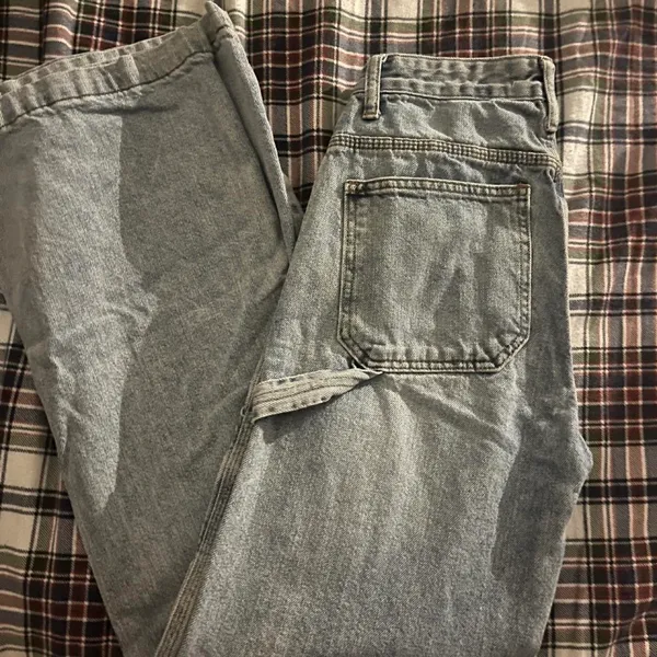 Song Jeans Light Wash Carpenter Jeans Straight W25 - Image 3