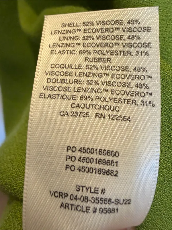 Aritzia Wilfred Novella Dress in Succulent Green Size 8 Puff Long Sleeve - Image 11