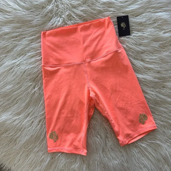Darc Sport SHE Wolf Head Biker Shorts Neon Blood Size Small - Image 2