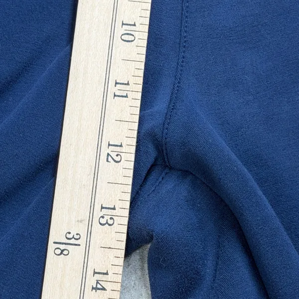 Wide Leg Sweatpants Women 2XL Pinspark Blue Athleisure Loungewear Minimalist - Image 8