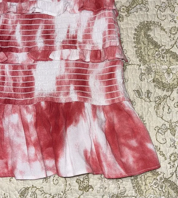 Red Tie-Dye Dress - Image 6