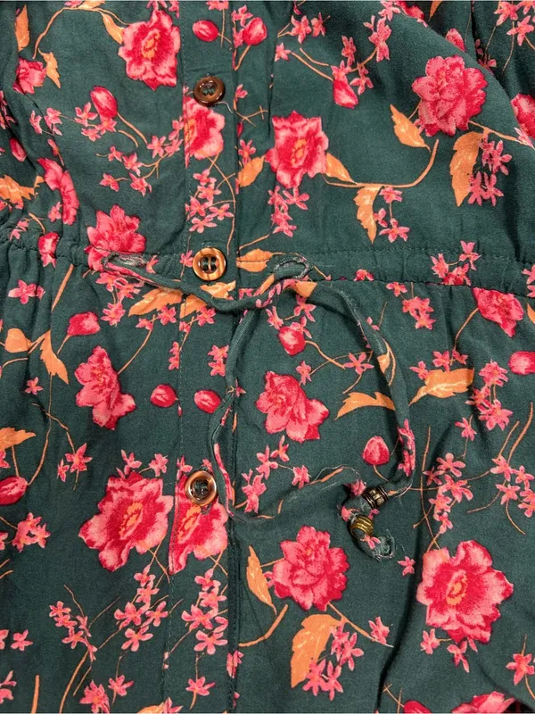 Free People Floral Print LS Free People Floral Print Long Sleeve Mini Dress M - Image 11